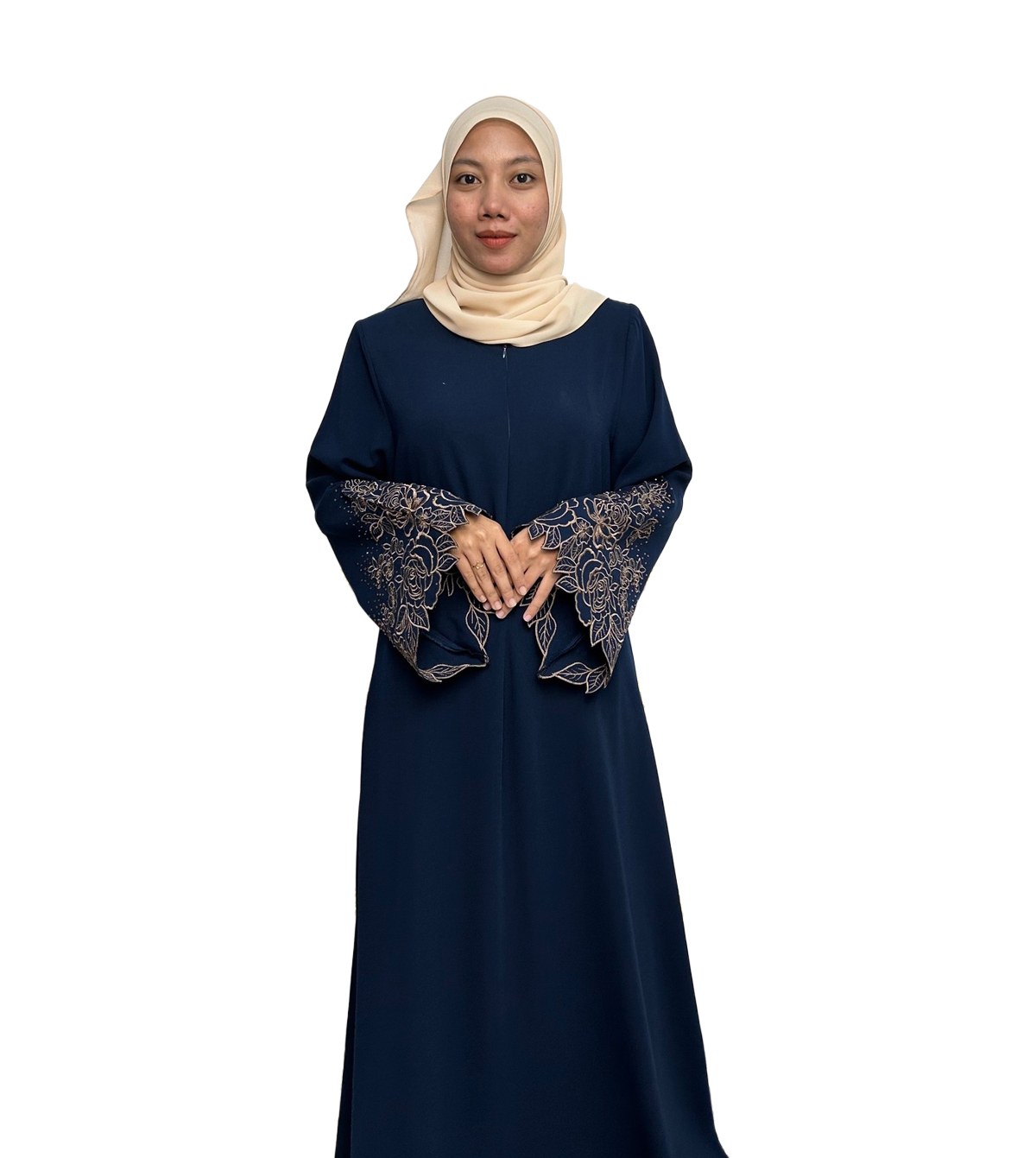 Abaya Sulam Naurah – Material Fursan Premium