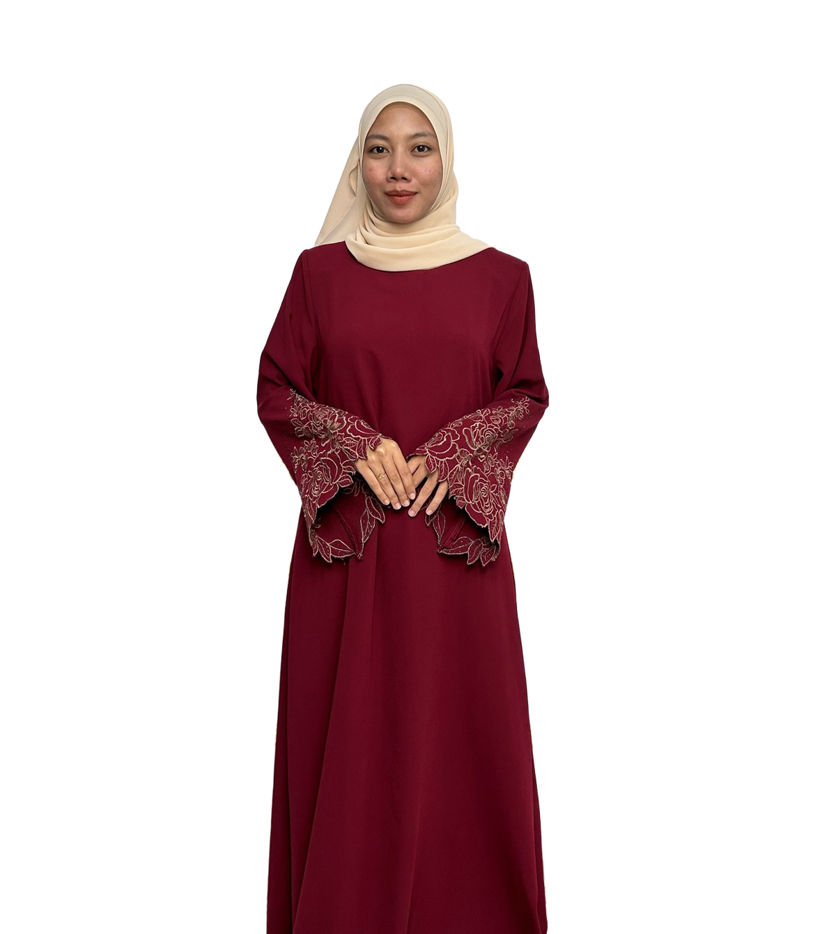 Abaya Sulam Naurah – Material Fursan Premium - Image 2