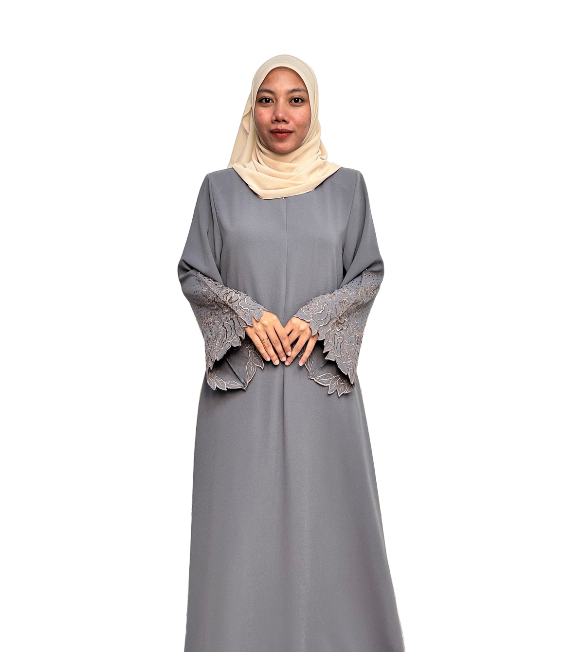 Abaya Sulam Naurah – Material Fursan Premium - Image 3