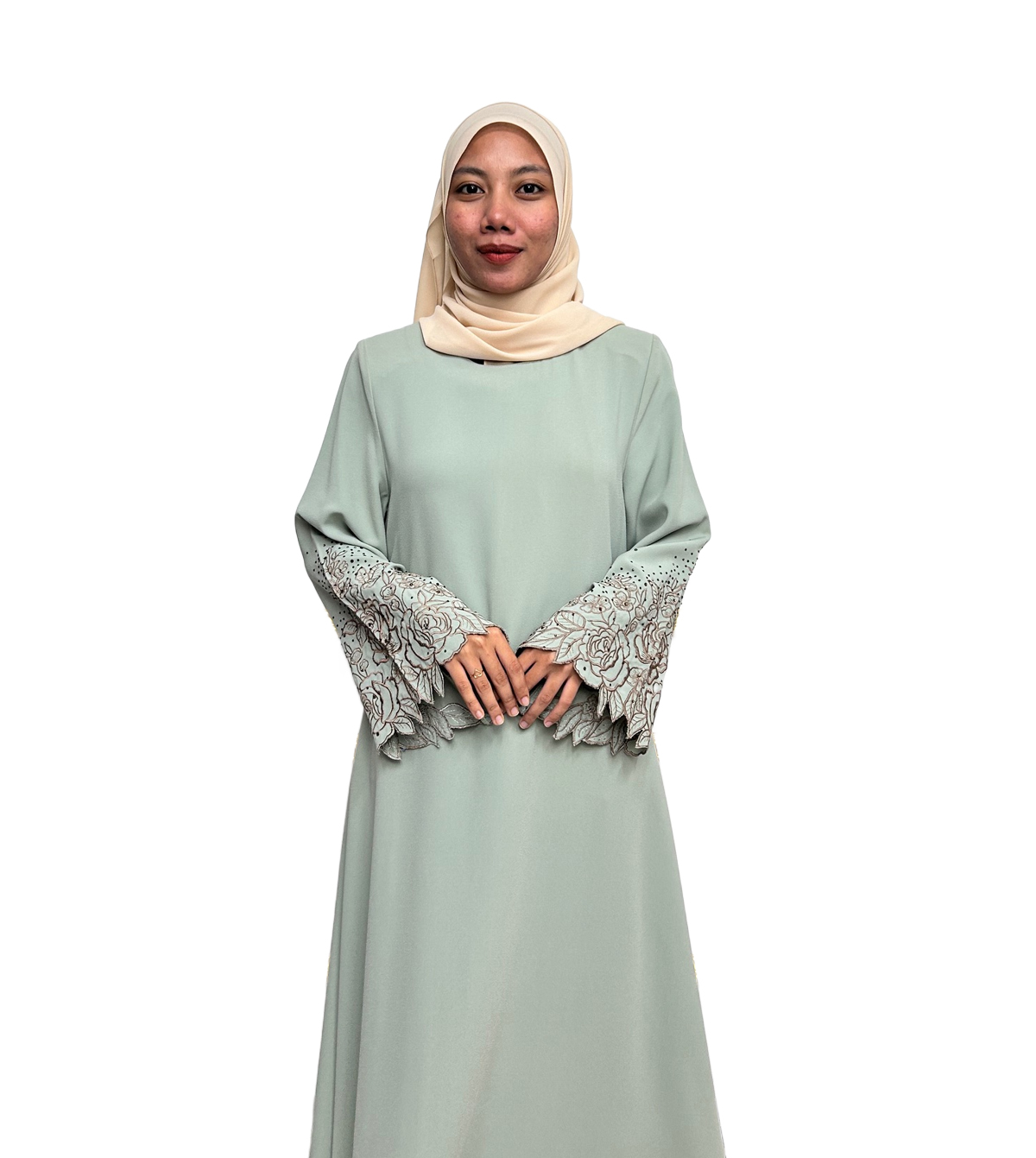 Abaya Sulam Naurah – Material Fursan Premium - Image 4