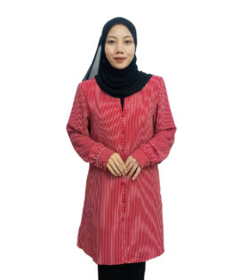 Elvina Button Stripes (Material Fursan)